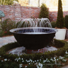 Modern outdoor simple water bronze fountain for sale